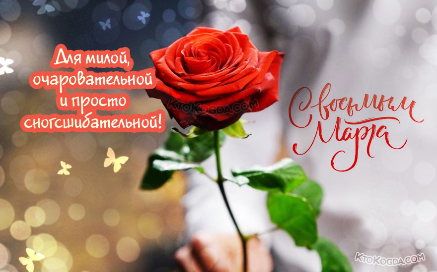 Для милой, очаровательной и просто сногсшибательной