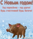 Год поросёнка - год удачи